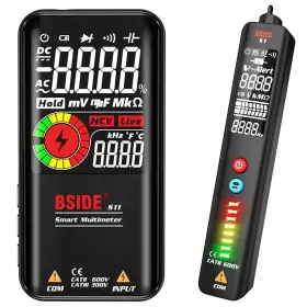 933540314884 BSIDE Multimeter Voltage Tester Rechargeable Lcd