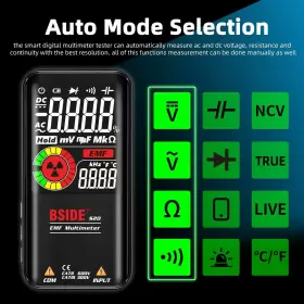 933540314914 BSIDE Multimeter Voltage Tester Rechargeable Lcd #2