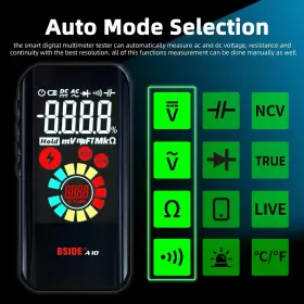 933540314969 BSIDE Rechargeable Digital Multimeter Lcd #2