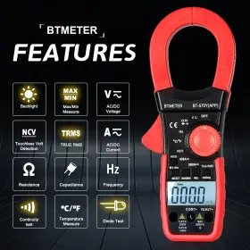570Y-APP BTMETER Ac Auto Digital Clamp Meter Multimeter