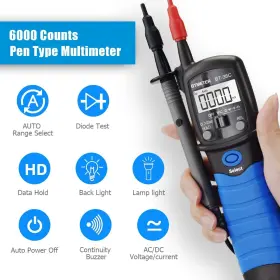 681381331121 BTMETER Pen Digital Multimeter Ac High Voltage #2