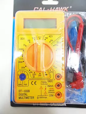 CZET7 CAL-HAWK Meter Ac Digital Continuity Tester Voltohmns #3