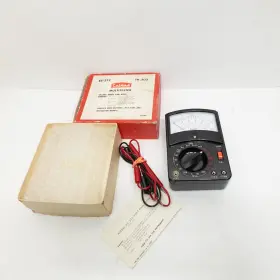 65-273 CALRAD Multitester Multimeter Box Manual Leads