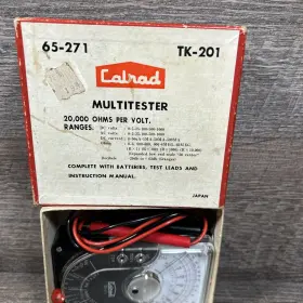 65-277 CALRAD Multitester Multimeter Bakelite Box #2