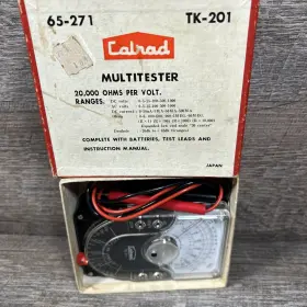 65-277 CALRAD Multitester Multimeter Bakelite Box