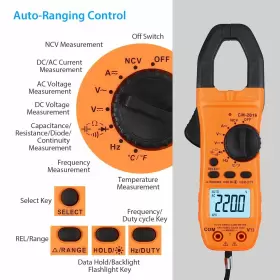 CAMTL301USV CAMWAY Clamp Meter Digital Ac Trmsohm Trms Amp #2
