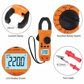 CAMTL301USV CAMWAY Clamp Meter Digital Ac Trmsohm Trms Amp #3