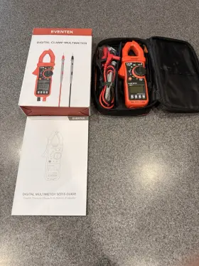 234323 Eventek Digital Clamp Multimeter Ac Voltage Tester