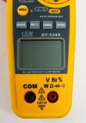 DT-3348 CEM Clamp Probe Digital Multimeter Clean #2