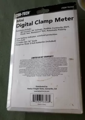 96308 CENTECH Cen Digital Clamp Meter #2