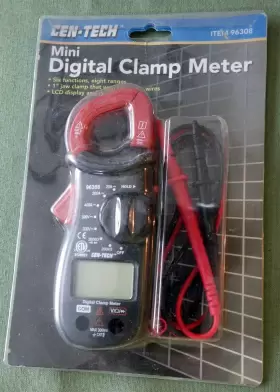 96308 CENTECH Cen Digital Clamp Meter