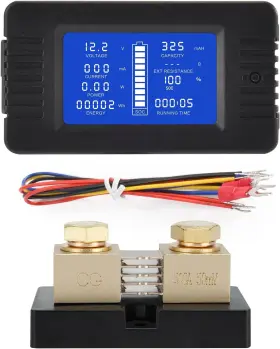 781017976587 CGELE Multifunction Battery Monitor Meter Shunt