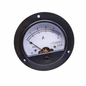 0-5A CGJIOGUJIO Round Analogcurrent Pointer Needle Panel Amp #2