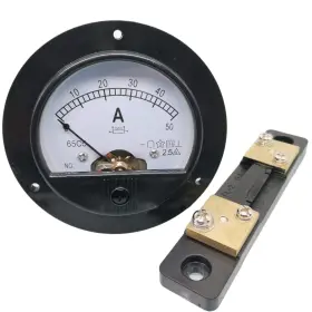 0-50A CGJIOGUJIO Analogcurrent Pointer Needle Panel Meter Amp