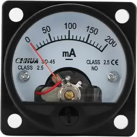 SO-45 CHHUA Analog Ammeter Panel Meter Milliampere