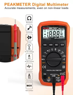 707443344028 COCZOW Auto Digital Multimeter Ac Dcohm Voltage #2