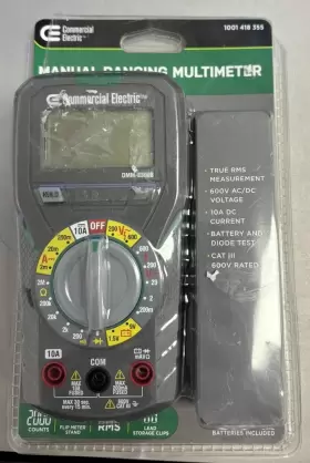1001-418-355 COMMERCIAL ELECTRIC Manual Digital Meter