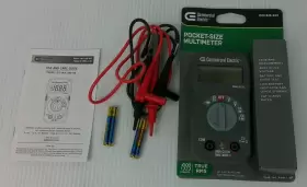 1001-826-403 COMMERCIAL ELECTRIC Pocket Multimeter Digital