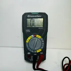 1001-418-355 COMMERCIAL ELECTRIC Digital Manual Multimeter