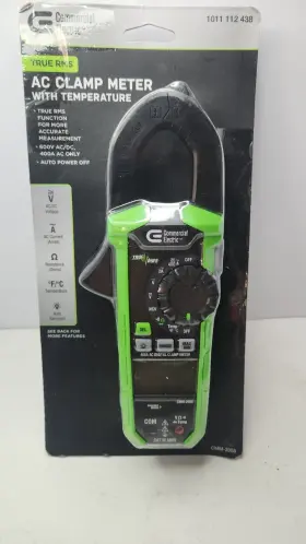 CMM-2055 COMMERCIAL ELECTRIC Ac Clamp Meter Temperature