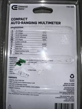 MMB-8332 COMMERCIAL ELECTRIC Auto Meter #2