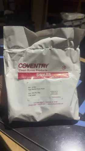 41050 COVENTRY Clean Foam Swabs Bag