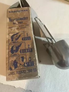 1829 CRAFTSMAN Sears Roebuck Paint Viscosimeter Box #2