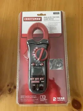 34-19741 CRAFTSMAN Ac Clamp Meter Box