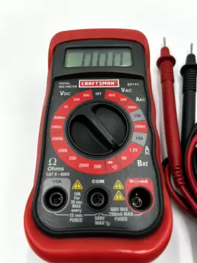 34-82141 CRAFTSMAN Function Digital Multimeter Voltmeter Tool #2