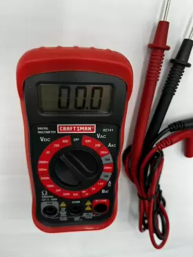 34-82141 CRAFTSMAN Function Digital Multimeter Voltmeter Tool #3