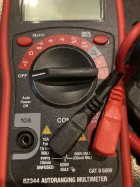 34-82345 CRAFTSMAN Autoranging Mutimeter Ac Voltage #3