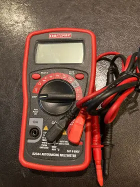 34-82345 CRAFTSMAN Autoranging Mutimeter Ac Voltage