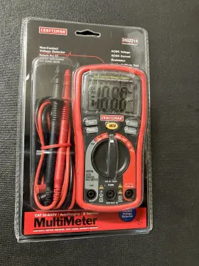 3482314 CRAFTSMAN Nos Auto Function Digital Multimeter Cat