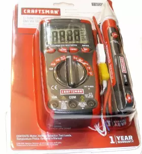 82007 CRAFTSMAN Nos Function Digital Multimeter Voltage