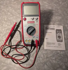 82170 CRAFTSMAN Digital Multimeter Volts Continuity