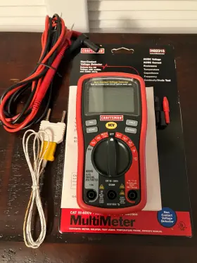 82315 CRAFTSMAN Autoranging Mini Multimeter Manual Probe