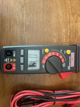 82372 CRAFTSMAN Ac Clamp Meter Cat Function #2