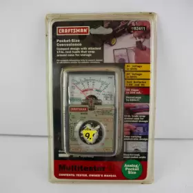 82411 CRAFTSMAN Analog Pocket Multitester Multimeter