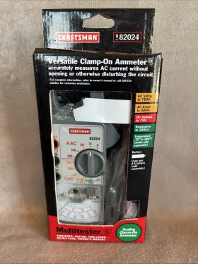 9-82024 CRAFTSMAN Nos Analog Multitester Meter