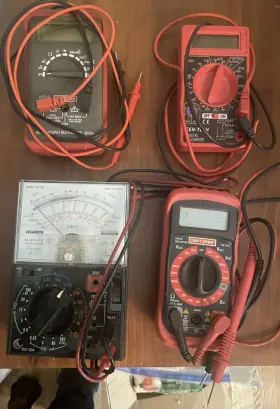82440 CRAFTSMAN Cen Emco Handheld Multimeters Digital Analog