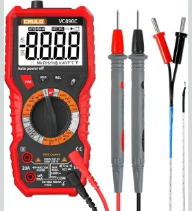 VC890C CRULO Digital Multimeter Trms Ac Voltage Ncv