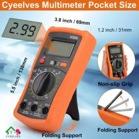 751433577453 CYEELVES Digital Multimeter Ac Voltmeter Mu Volt #3