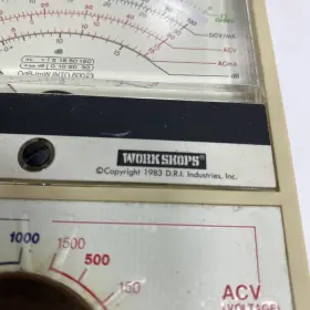 LB-003 D.R.I. INDUSTRIES Dri Analog Multimeter Tester Ac #3