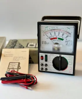 9-5205 Sears Multimeter Battery Tester Ac Decibels