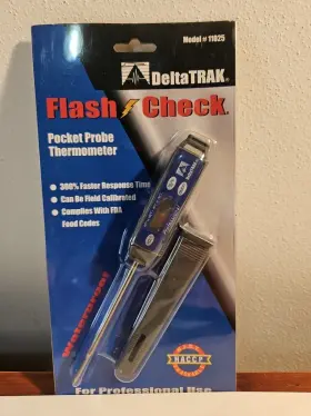 11025 DELTA TRAK Digital Pocket Thermometer Probe Waterproof