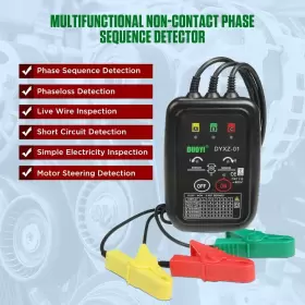 661706276757 DUOYI Phase Rotation Tester Voltage Sequence #3