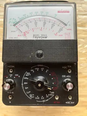 100A4 EICO Truvohm Meter Tester Antique
