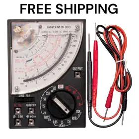 20A2 EICO Volt Meter Truvohm Tester Multimeter Cable Leads