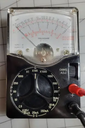 20A3 EICO Truvohm Multimeter Leads Clips #2