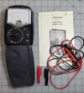 20A3 EICO Truvohm Multimeter Leads Clips